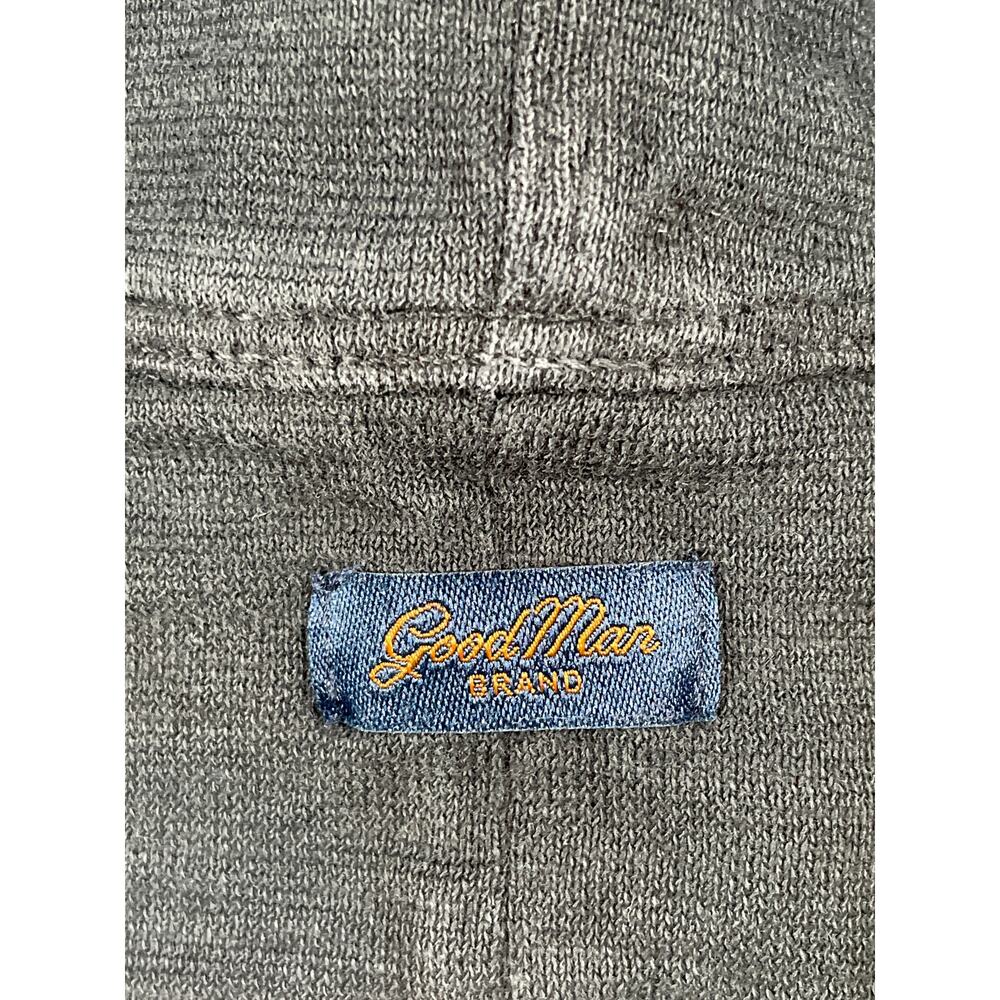 Goodman Brand Hoodie Men’s Large Black LS 100% Cotton Casual Streetwear - Picture 2 of 6